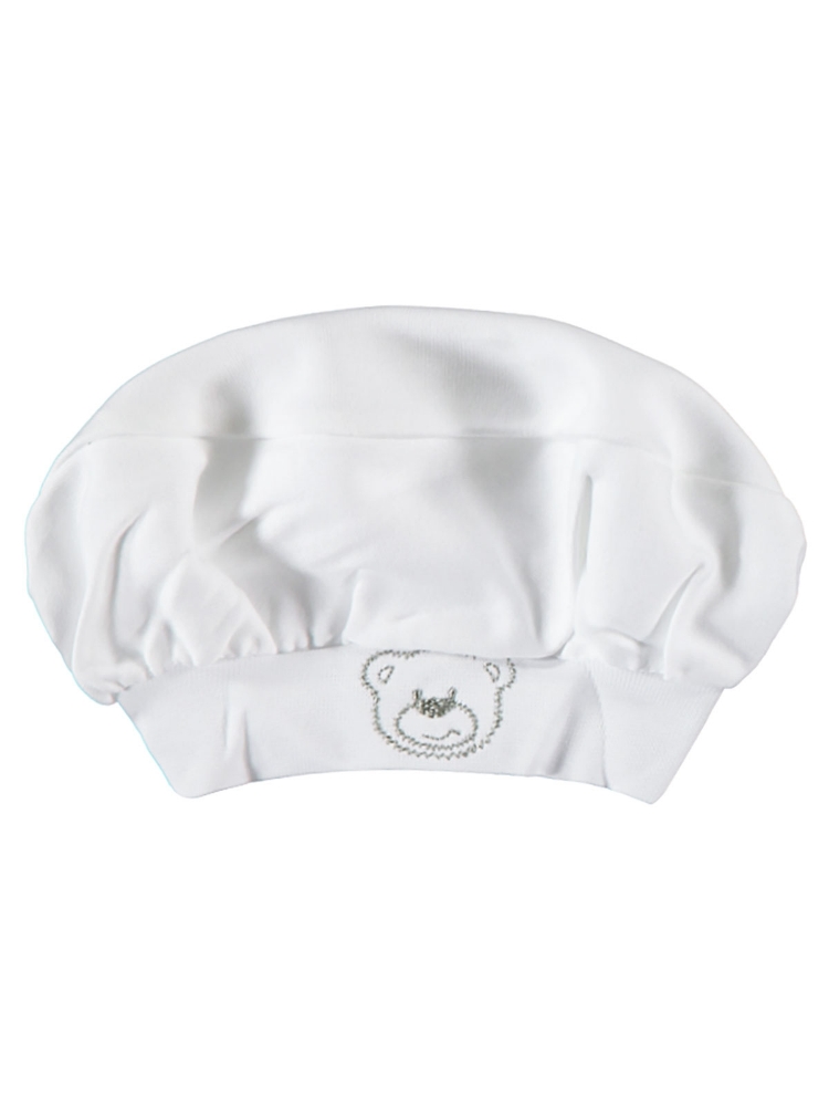 Resim Toptan - Civil Baby - Beyaz - Bebek Uniseks-Bebe Şapka Bere ve Setler-S Beden (10 LU) 10 Adet 