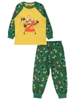 Picture of DARK GREEN Boys-Pajama Set-2-3-4-5 YEAR (1-1-1-1) 4