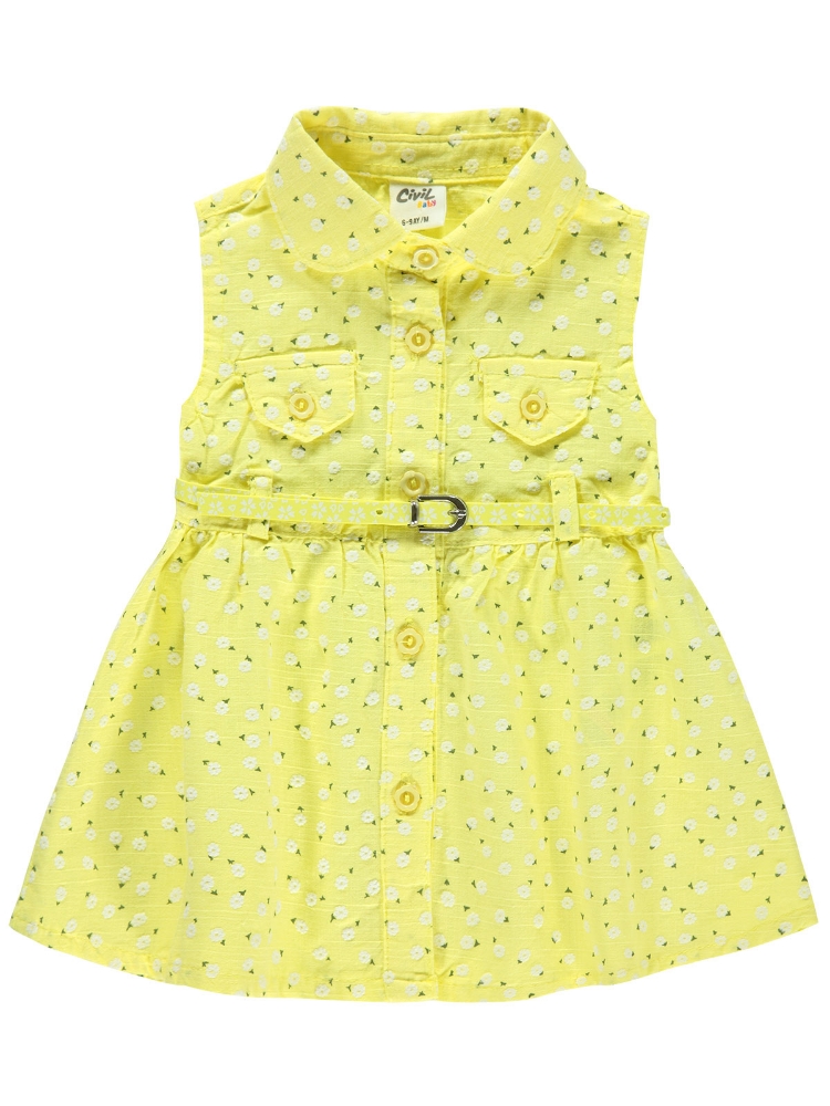 Picture of YELLOW Baby Girl-Jumper and Dress-68-74-80-86 Month (1-1-1-1) 4