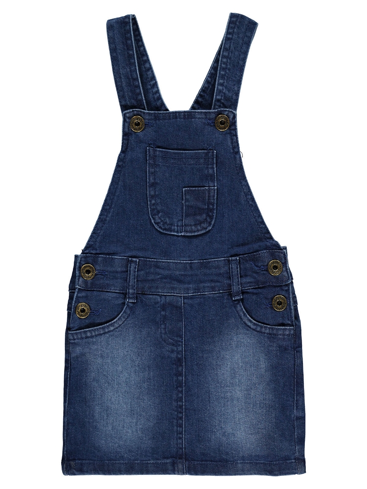 Picture of Wholesale - Civil Girls - Light Blue - Girls-Dungarees-2-3-4-5 Year (1-1-1-1) 4 Pieces 