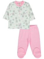 Picture of PINK Baby Girl-Pajama Set-50-62-68 (1-1-1) 3
