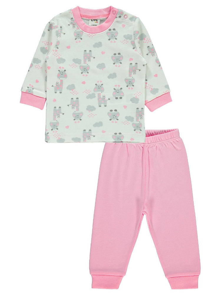Picture of PINK Baby Girl-Pajama Set-62-68-74-80 month ( 1-1-1-1) 4