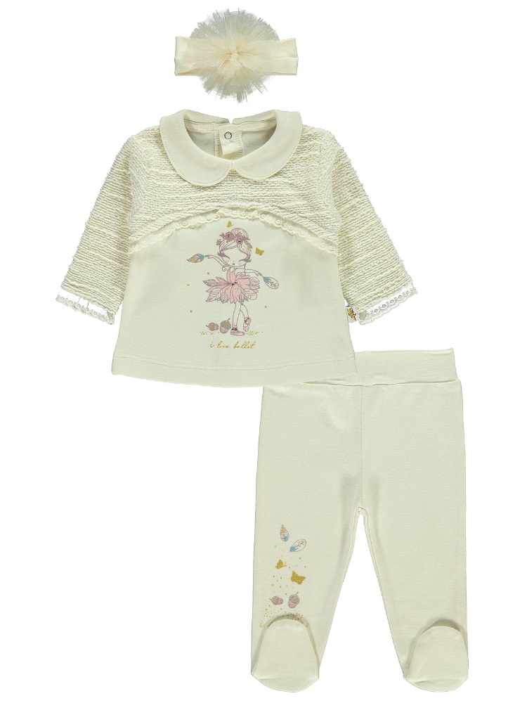 Picture of BONE COLOUR Baby Girl-Sets-50-56 (1-1) 2