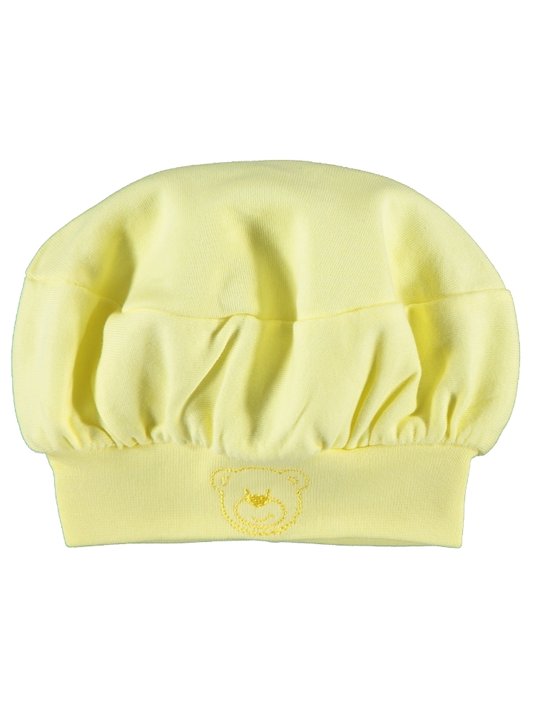 Resim Sarı Bebek Uniseks-Bebe Şapka Bere ve Setler-S BEDEN (10 LU) 10