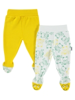 Picture of YELLOW Baby Unisex-Baby Bottoms-50-56-62 (1-1-1) 3