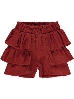 Picture of BRICK RED Girls-Shorts-2-3-4-5 YEAR (1-1-1-1) 4