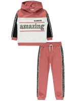 Picture of BRICK RED Girls-Tracksuit-6-7-8-9 YEAR (1-1-1-1) 4