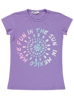 Picture of Wholesale - Civil Girls - Light Purple - Girls-Sweatshirt and T-Shirt-10-11-12-13 Year  (1-1-1-1) 4 Pieces 