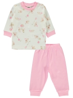 Picture of Wholesale - Civil Baby - Pink - Baby Girl-Pajama Set-56-62-68-74 (1-1-1-1) 4 Pieces 