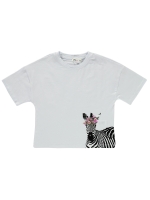 Picture of Wholesale - Civil Girls - White - Girls-Sweatshirt and T-Shirt-6-7-8-9 Year (1-1-1-1) 4 Pieces 