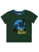 Picture of Wholesale - Civil Boys - Dark Green - Boys-Sweatshirt and T-Shirt-2-3-5-7 Year (1-2-2-1) 6 Pieces 