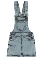 Picture of Wholesale - Civil Baby - Light Blue - Baby Girl-Dungarees-68-74-80-86 Month (1-1-1-1) 4 Pieces 
