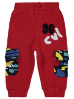 Picture of Wholesale - Civil Baby - Red - Baby Boy-Track Pants-68-74-80-86 Month (1-1-1-1) 4 Pieces 