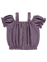 Picture of Wholesale - Civil Girls - Purple - Girls-Shirt-6-7-8-9 Year (1-1-1-1) 4 Pieces 