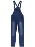 Picture of Wholesale - Civil Girls - Blue - Girls-Dungarees-10-11-12-13 Year  (1-1-1-1) 4 Pieces 