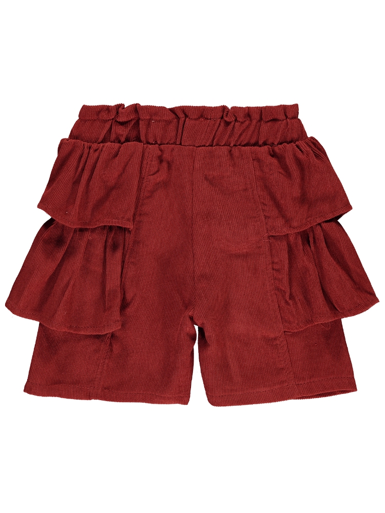 Picture of BRICK RED Girls-Shorts-6-7-8-9 YEAR (1-1-1-1) 4