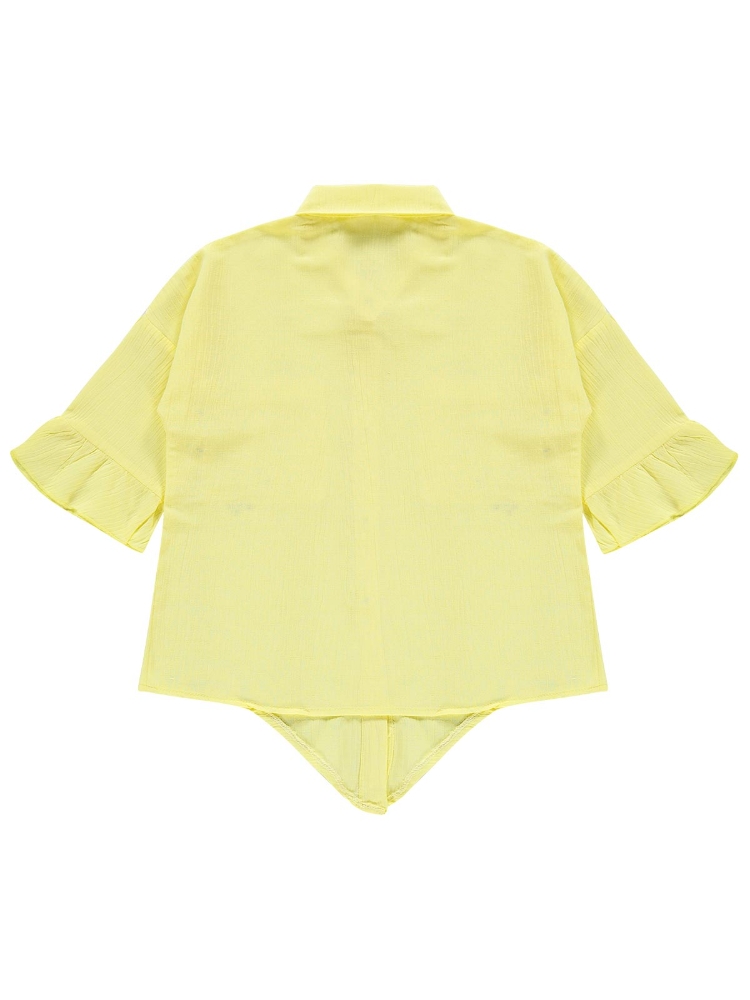 Picture of Wholesale - Civil Girls - Yellow-Black - Girls-Shirt-6-7-8-9 Year (1-1-1-1) 4 Pieces 