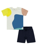 Picture of Wholesale - Civil Boys - Cream - Boys-Sets-2-3-4-5 Year (1-1-1-1) 4 Pieces 