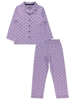 Picture of Wholesale - Civil Girls - Pink-Damson - Girls-Pajama Set-10-11-12-13 Year  (1-1-1-1) 4 Pieces 