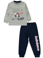 Picture of Wholesale - Civil Boys - Navy - Boys-Pajama Set-2-3-4-5 Year (1-1-1-1) 4 Pieces 