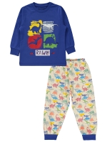 Picture of Wholesale - Civil Boys - Saxe - Boys-Pajama Set-2-3-4-5 Year (1-1-1-1) 4 Pieces 