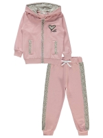 Picture of Wholesale - Civil Girls - Dusty Rose - Girls-Tracksuit-2-3-4-5 Year (1-1-1-1) 4 Pieces 