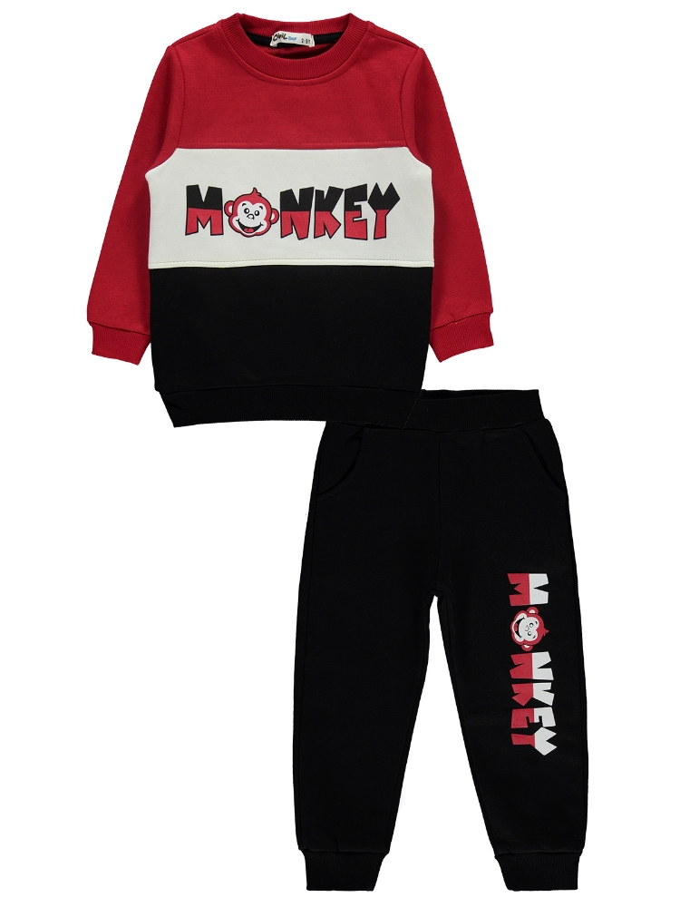 Picture of Wholesale - Civil Girls - Red - Boys-Tracksuit-2-3-4-5 Year (1-1-1-1) 4 Pieces 