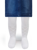Resim Toptan - Civil Baby - Beyaz - Bebek Kız-Külotlu Çorap-56 AY (4 Lü) 4 Adet 