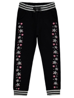 Picture of Wholesale - Civil Girls - Black - Girls-Track Pants-6-7-8-9 Year (1-1-1-1) 4 Pieces 