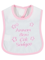Picture of Wholesale - Civil Baby - Pink - Baby Unisex-Baby Bib-S Size (Of 6) 6 Pieces 