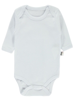 Picture of Wholesale - Civil Baby - White - Baby Unisex-Snapsuit-56-62-68-74-80-86 (1-1-1-1-1-1) 6 Pieces 