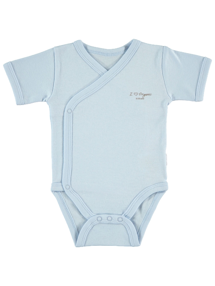 Picture of Wholesale - Babycenter - Blue - Baby Unisex-Snapsuit-S Size (Of 3) 3 Pieces 