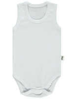 Picture of Wholesale - Civil Baby - White - Baby Unisex-Snapsuit-56-62-68-74-80-86 (1-1-1-1-1-1) 6 Pieces 