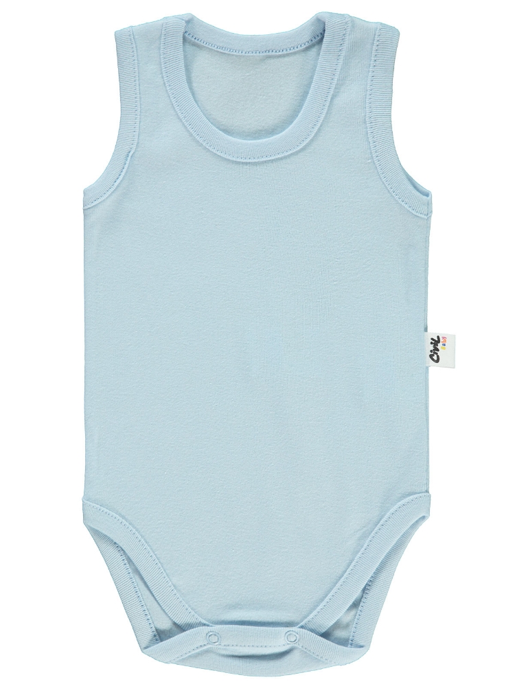 Picture of Wholesale - Civil Baby - Blue - Baby Unisex-Snapsuit-56-62-68-74-80-86 (1-1-1-1-1-1) 6 Pieces 