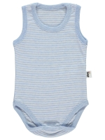 Resim Toptan - Civil Baby - Mavi - Bebek Erkek-Çıtçıtlı Badi-56-62-68-74-80-86 (1-1-1-1-1-1) 6 Adet 