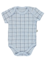 Resim Toptan - Civil Baby - Mavi - Bebek Erkek-Çıtçıtlı Badi-50-62-68-74-80-86 (1-1-1-1-1-1) 6 Adet 