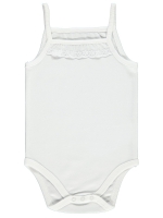 Picture of Wholesale - Civil Baby - White - Baby Girl-Snapsuit-80-86-92 (1-1-1) 3 Pieces 