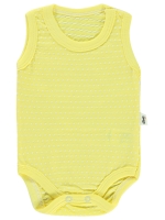 Picture of Wholesale - Civil Baby - Yellow-Black - Baby Girl-Snapsuit-50-62-68-74-80-86 (1-1-1-1-1-1) 6 Pieces 