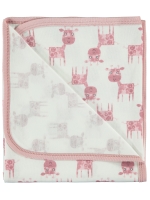 Picture of Wholesale - Civil Baby - Saxe - Baby Girl-Blanket and Swaddle-S Size (Of 2) 2 Pieces 