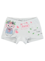 Picture of Wholesale - Civil Girls - White - Girls-Boxer-2 Year (Of 4) 4 Pieces 