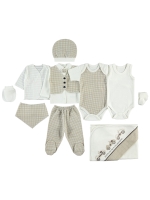 Picture of Wholesale - Civil Baby - Brown - Baby Boy-Snapsuit Sets-50 Month (1) 1 Pieces 