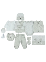 Picture of Wholesale - Civil Baby - Snow Marl - Baby Boy-Snapsuit Sets-56 Size (1) 1 Pieces 