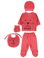 Picture of Wholesale - Civil Baby - Coral - Baby Boy-Snapsuit Sets-56 Month ( Of 2 ) 2 Pieces 