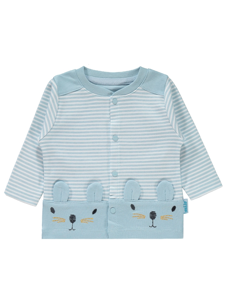 Resim Toptan - Civil Baby - Mavi - Bebek Uniseks-Pijama Takımı-62-68 AY (1-1) 2 Adet 