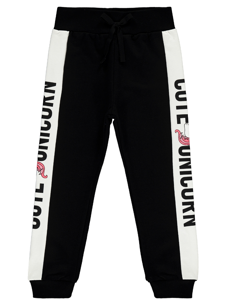 Picture of Wholesale - Civil Girls - Black - Girls-Track Pants-2-3-4-5 Year (1-1-1-1) 4 Pieces 