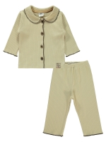 Resim Toptan - Civil Baby - Taş Rengi - Bebek Erkek-Pijama Takımı-68-74-80-86 AY (1-1-1-1) 4 Adet 
