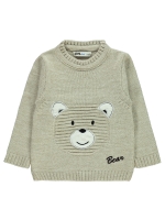 Picture of Wholesale - Civil Boys - Beige - Boys-Sweater-2-3-4-5 Year (1-1-1-1) 4 Pieces 