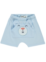 Picture of Wholesale - Civil Baby - Blue - Baby Boy-Shorts-68-74-80-86 Month (1-1-1-1) 4 Pieces 