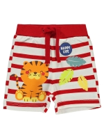 Picture of Wholesale - Civil Baby - Red - Baby Boy-Shorts-68-74-80-86 Month (1-1-1-1) 4 Pieces 