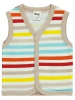 Picture of Wholesale - Civil Baby - Brown - Baby Boy-Vest-56-62-68-74 (1-1-1-1) 4 Pieces 